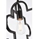 preview thumbnail 6 of 14, Sage 1 Light Pendant in black - 15 Inch