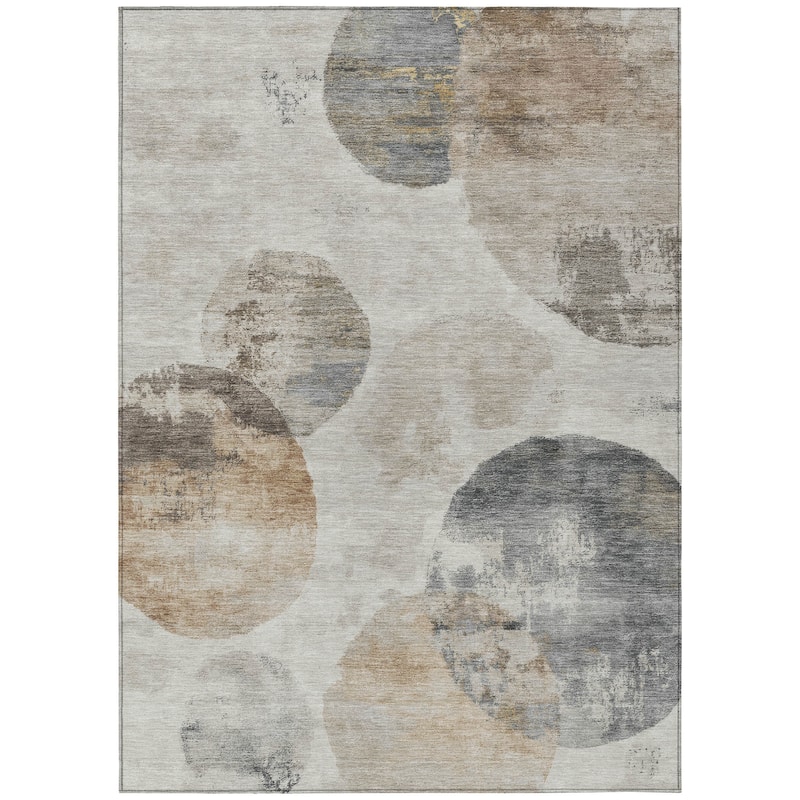 Machine Washable Indoor/ Outdoor Contemporary Micha Chantille Rug