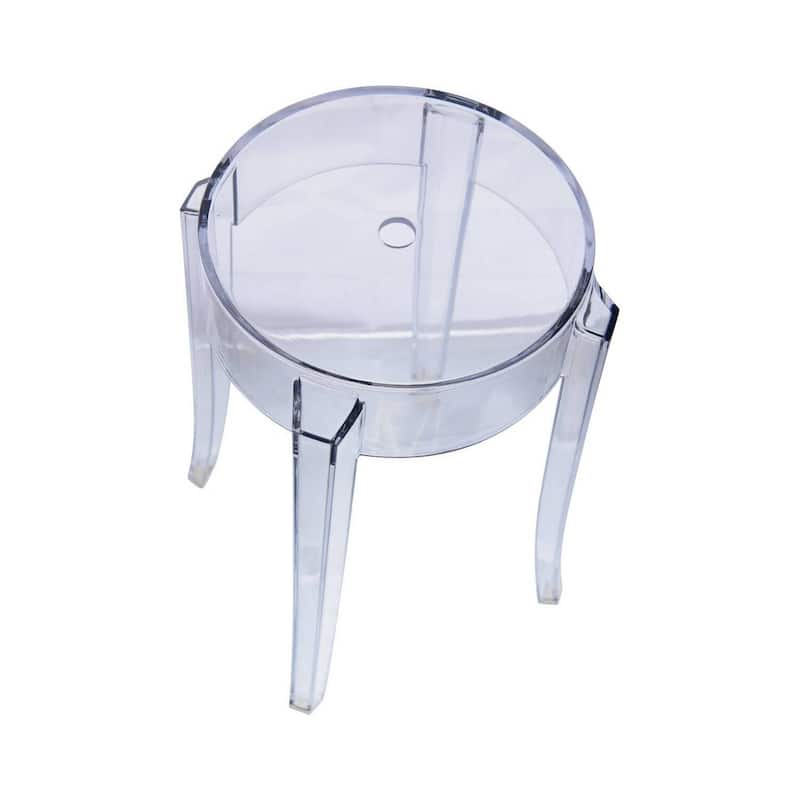 Set of 2 Modern Plastic Counter Height Dining Stools, Durable and Stylish Kitchen Island Seating for Contemporary Homes
