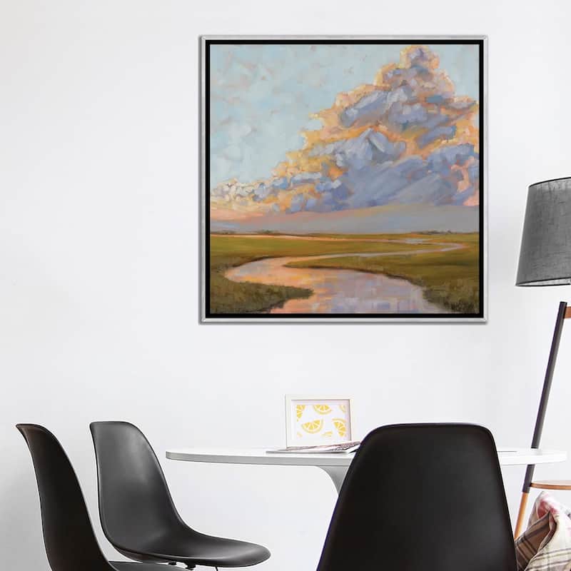 iCanvas "Thunderclouds Over The Marsh" by April Moffatt Framed
