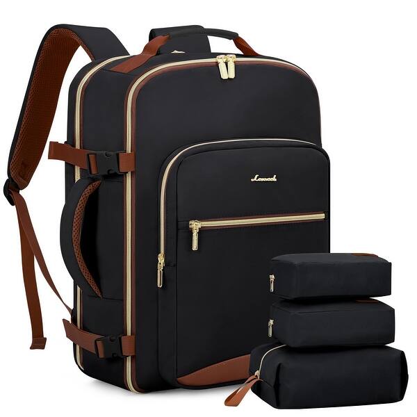 40L Travel Backpack for Women & Men, Large Carry on Backpack for Airplanes with 3 Packing Cubes - Bed Bath & Beyond - 42714330 40L Travel Backpack for Women & Men, Large Carry on Backpack for Airplanes with 3 Packing Cubes - Bed Bath & Beyond - 42714330