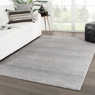 Paramus Geometric Light Grey Area Rug - Bed Bath & Beyond - 23554499