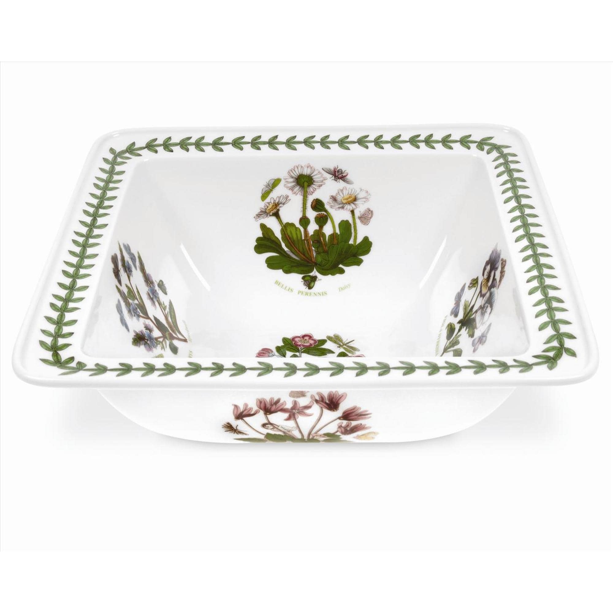 Portmeirion Botanic Garden Square Salad Bowl - 10.5"