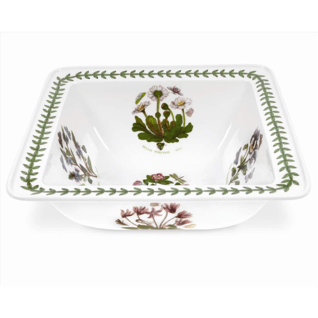 Portmeirion Botanic Garden Square Salad Bowl - 10.5"
