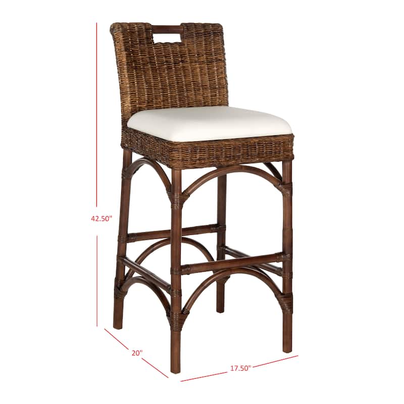 SAFAVIEH Alana 18-inch Bar Stool - 17Wx16Dx43H
