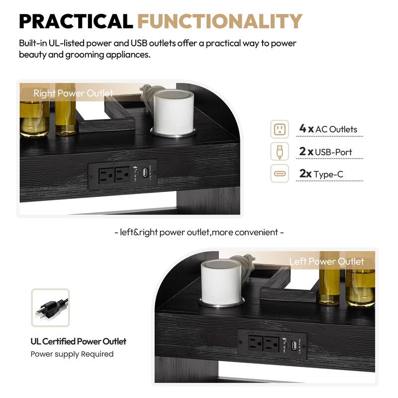 Cadiz Bath Vanity with Composite Stone Top and Mirror