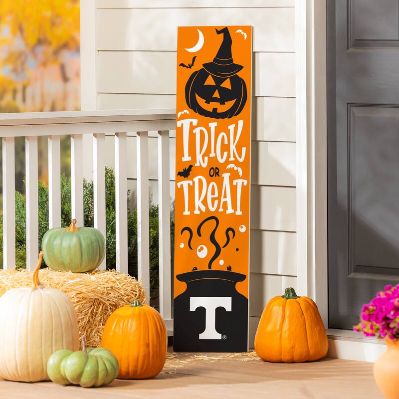 47" Double Sided Seasonal Porch Leaner, University of Tennessee - 47" x 11.25" - Halloween
