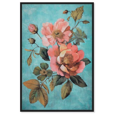 Floral Azure Ascent I Canvas by Art Remedy