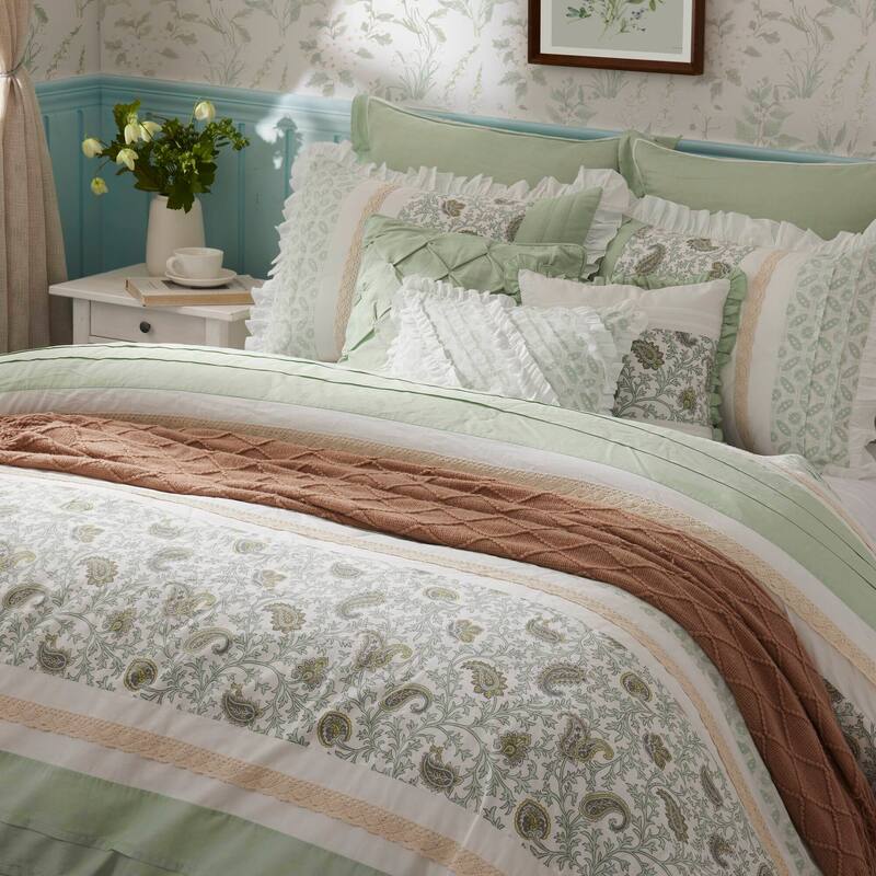Madison Park Vanessa 9 Piece Cotton Percale Comforter Set