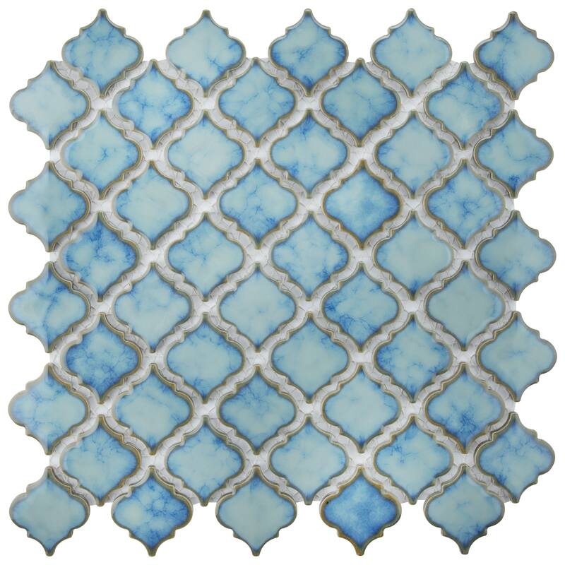 Merola Tile Hudson Tangier Marine 12-3/8" x 12-3/8" Porcelain Floor and Wall Tile
