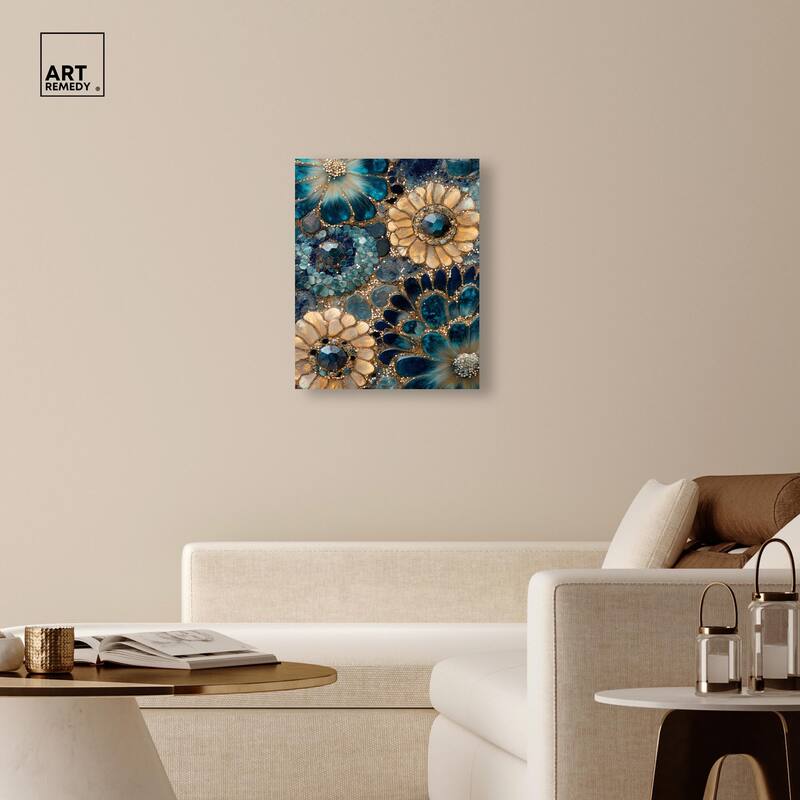 Opulent Geode III Canvas by Art Remedy, Gallery Wrapped