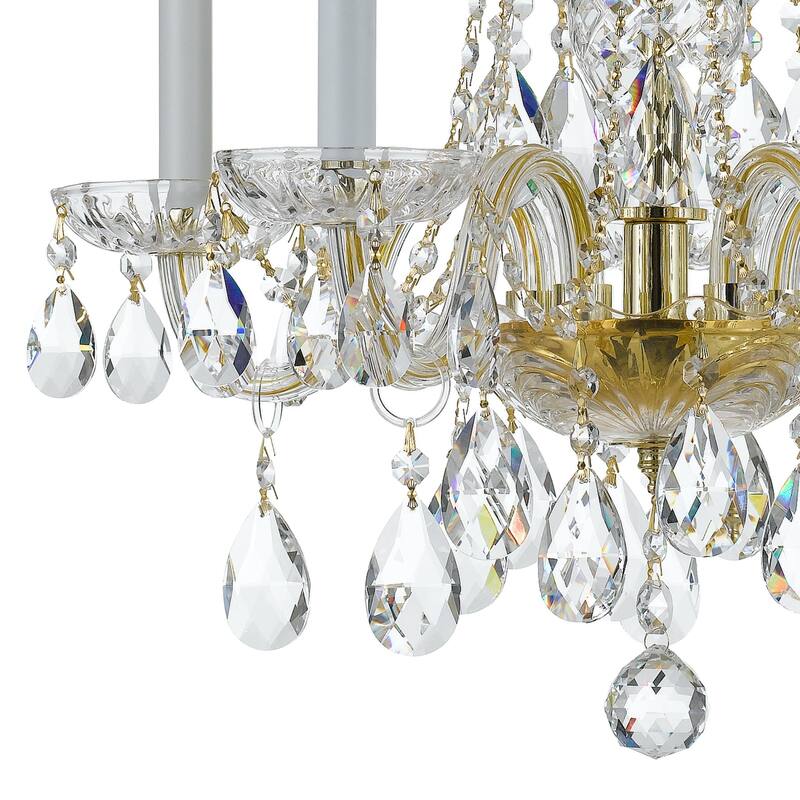 Crystorama Lighting Group Traditional Crystal 5 Light 18" Wide
