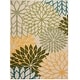 preview thumbnail 53 of 112, Nourison Aloha Floral Modern, Indoor/Outdoor Area Rug 3'6" x 5'6" - Green/Multicolor