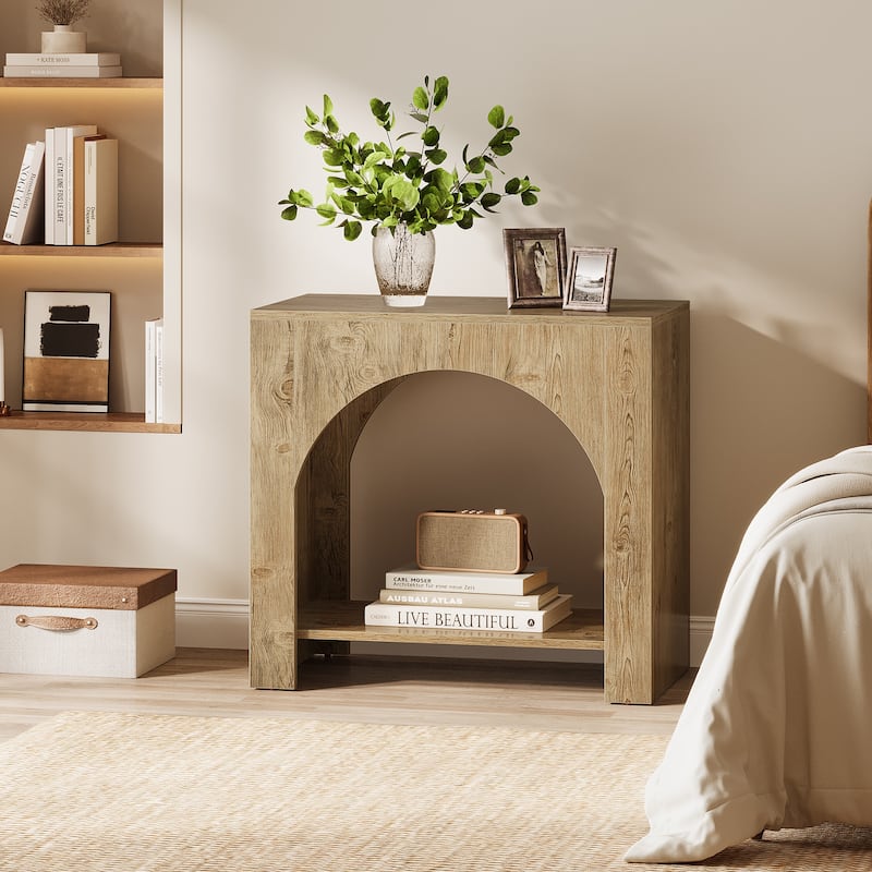 Farmhouse Night Stand Bedside Table for Bedroom Home Living Room