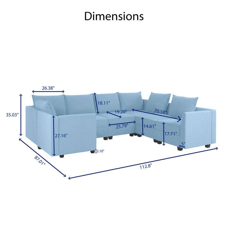 Modern Modular DIY Collection - Sturdy Wooden Frame - Versatile & Stylish Furniture for Living Room Bedroom