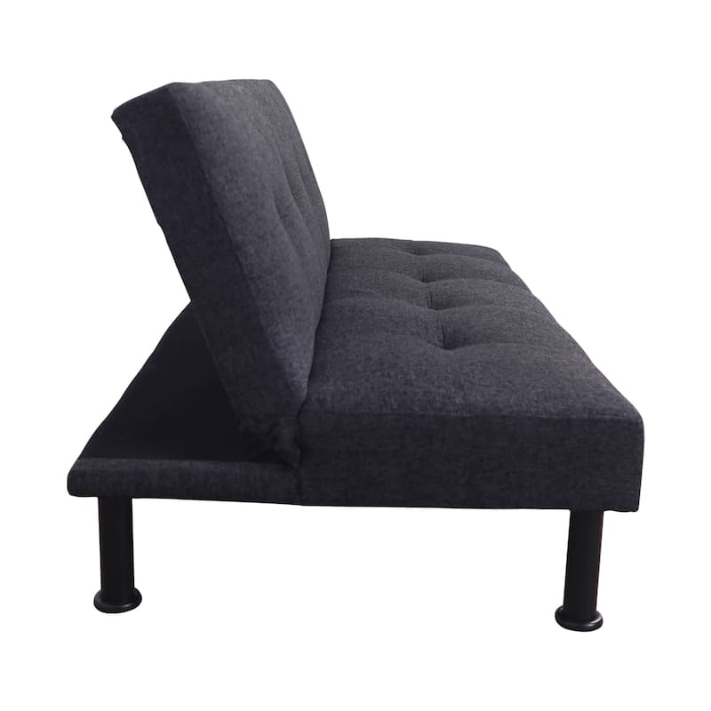 Modern Futon Convertible Sofa Bed Adjustable Backrest