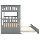 preview thumbnail 10 of 8, Twin Over Twin Wooden Bunk Bed with Twin Size Trundle & Safety Rail, Convertible to 2 Platform Bedframe for Kids Teens Bedroom