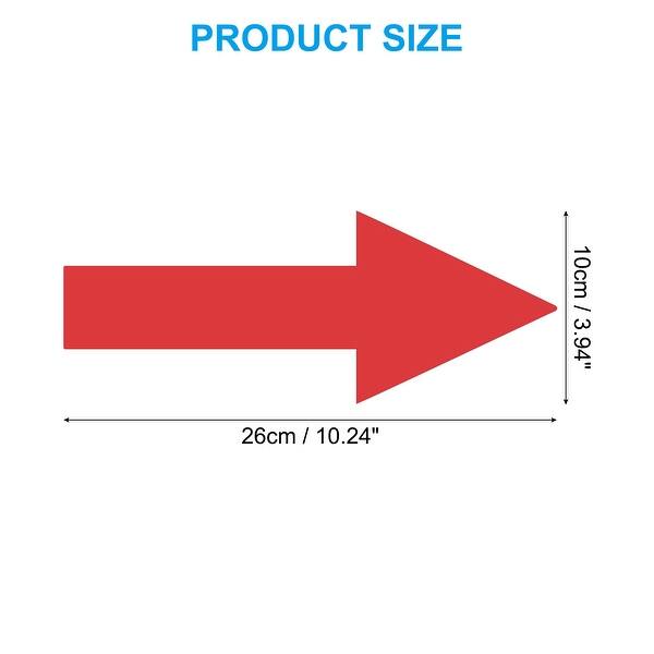 Removeable Sign Arrow Sticker, Self Adhesive Waterproof Removable Directional Signs ...