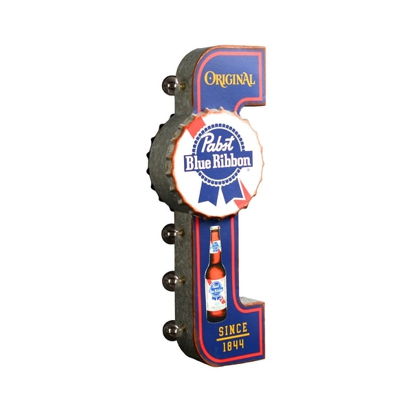 American Art Decor Original Pabst Blue Ribbon LED Metal Sign