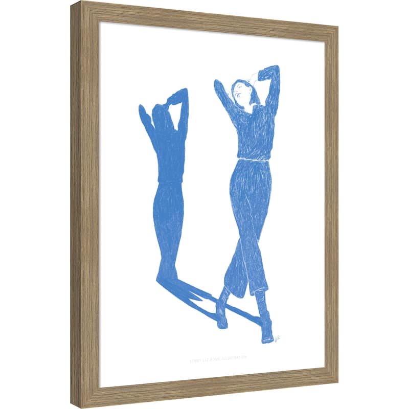 Jlr Dancing No. 8 by Jenny Liz Rome Wood Framed Wall Art Print
