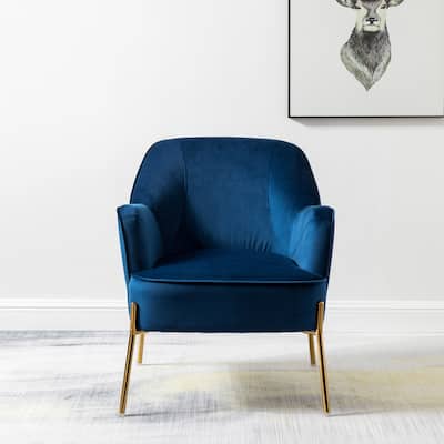 Nora Premium Velvet Upholstered Accent Chair