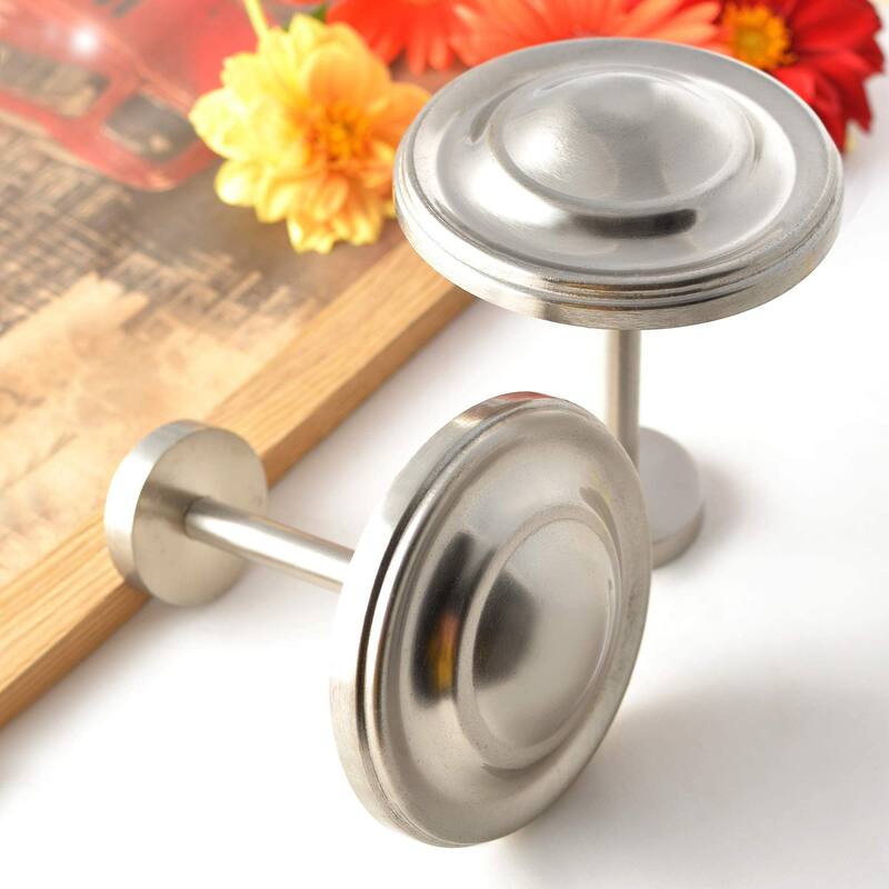 2 Pcs Curtain Holdback for Curtains Wall Mounted Metal Drapery Hook for Door Window Treatment- By Deco Window