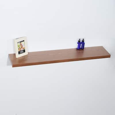 Modern and Contemporary JD Walnut Floating Shelf - 47.2*9.25*1.5 inches