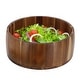 preview thumbnail 1 of 4, MegaChef 9.75 Inch Large Acacia Wood Large Salad Serving Bowl