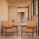preview thumbnail 8 of 49, Artdeco Home Parker Accent Chair Vegan Leather Camel Set of 2