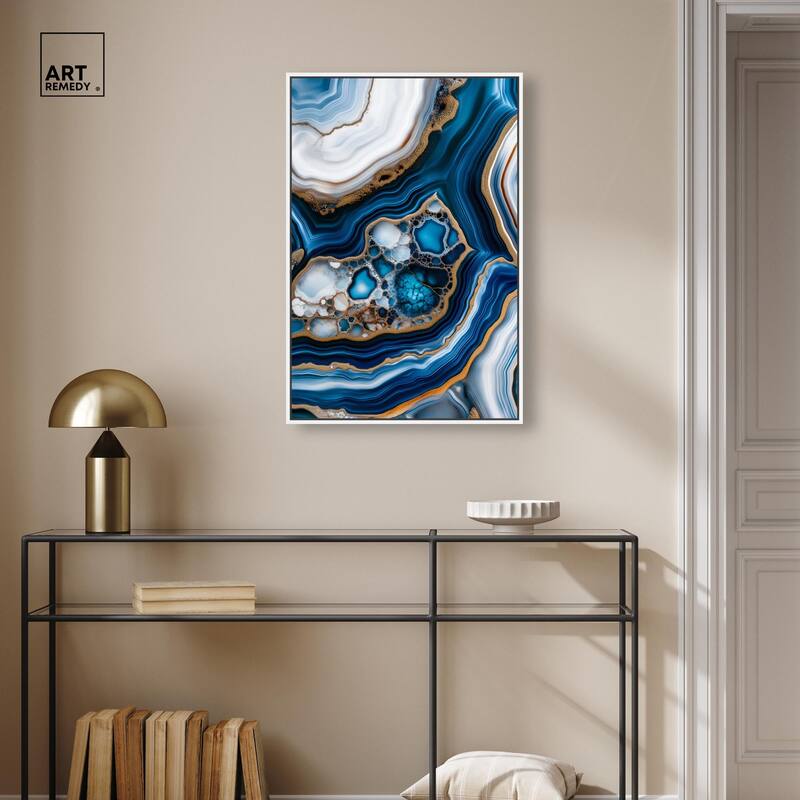 Azure Alveoli II Canvas by Art Remedy