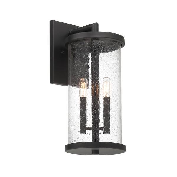 slide 2 of 2, Designers Fountain D298C-8EW Otto 3 Light 19" Tall Wall Sconce Matte Black