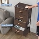 preview thumbnail 4 of 86, Contemporary 5-drawer Chest Vertical Storage Tower- Fabric Dresser