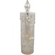 preview thumbnail 1 of 5, LED Lighted Dripping Candle Christmas Decoration - 13"