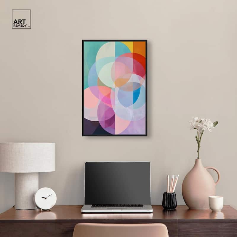Oneiric Circles II Canvas by Art Remedy