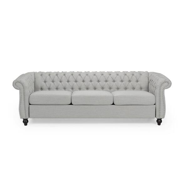 Parksley Tufted Chesterfield Fabric Sofa By Christopher Knight Home Overstock 29919603