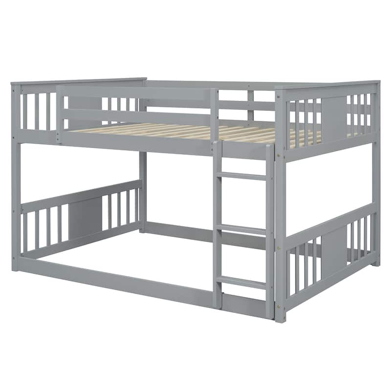 Full Over Full Bunk Bed with Ladder