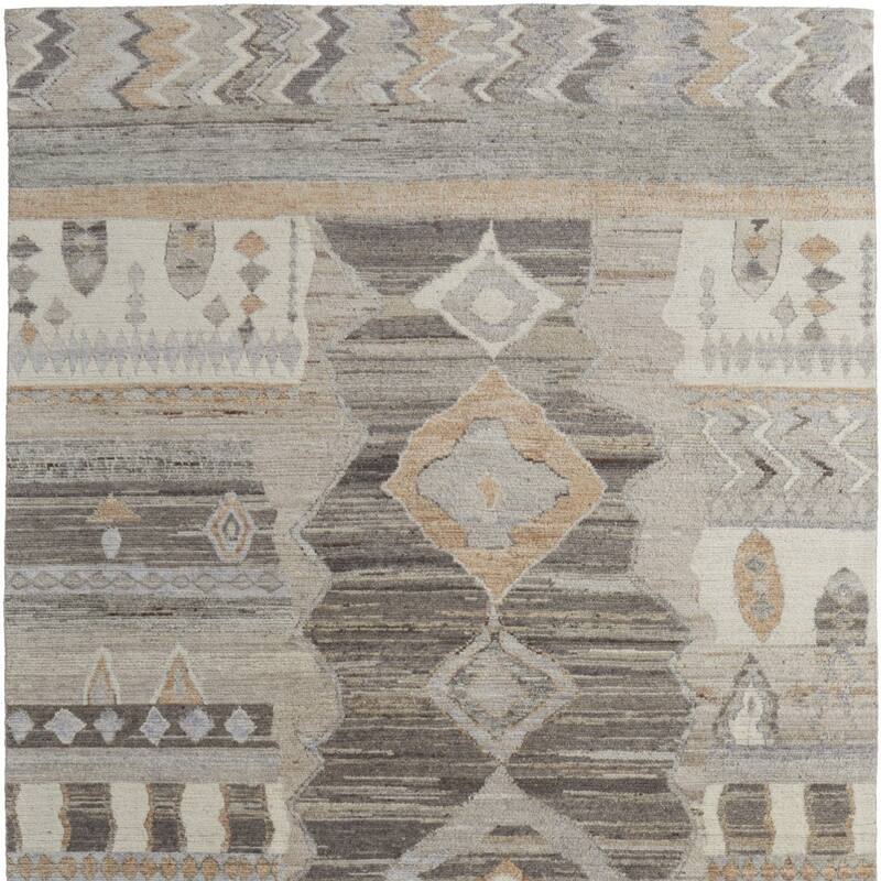 HomeRoots Moroccan Bohemian Rectangle Area Rug