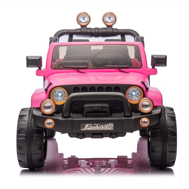 Pink 24V Kids Ride On Car Off-Road Toy Car Battery Powered Electric Car