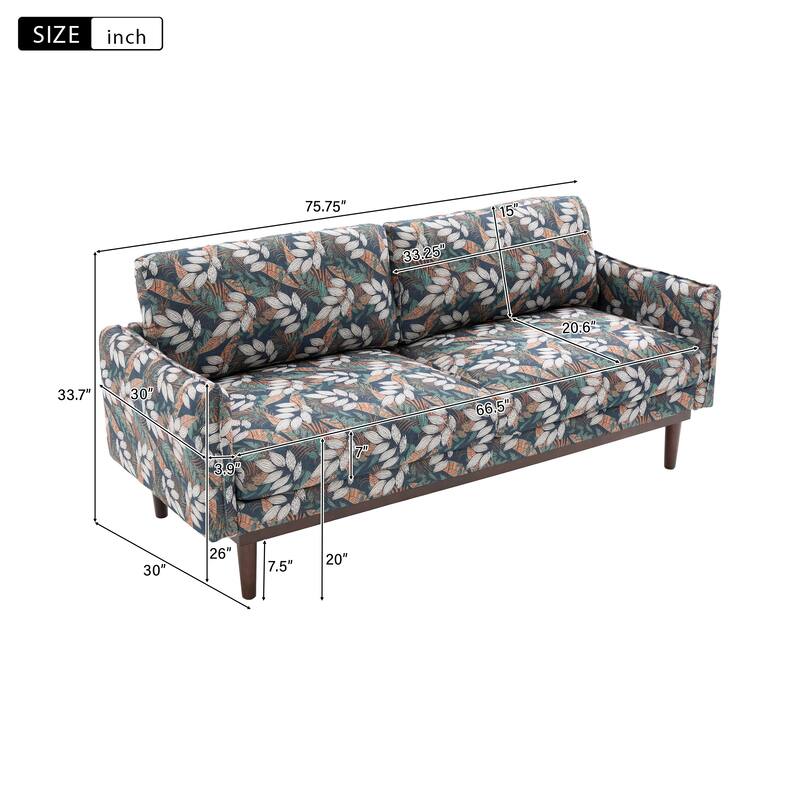 Christopher Knight Home - Lovina Modern Upholstered Loveseat Sofa with Spacious Seating and High-Density Cushioning.