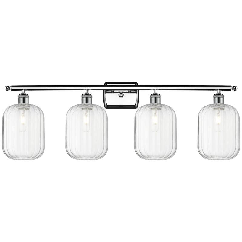Innovations Lighting 516-4W-13-37 Preston Vanity Preston 4 Light 37" - Polished Chrome / Clear