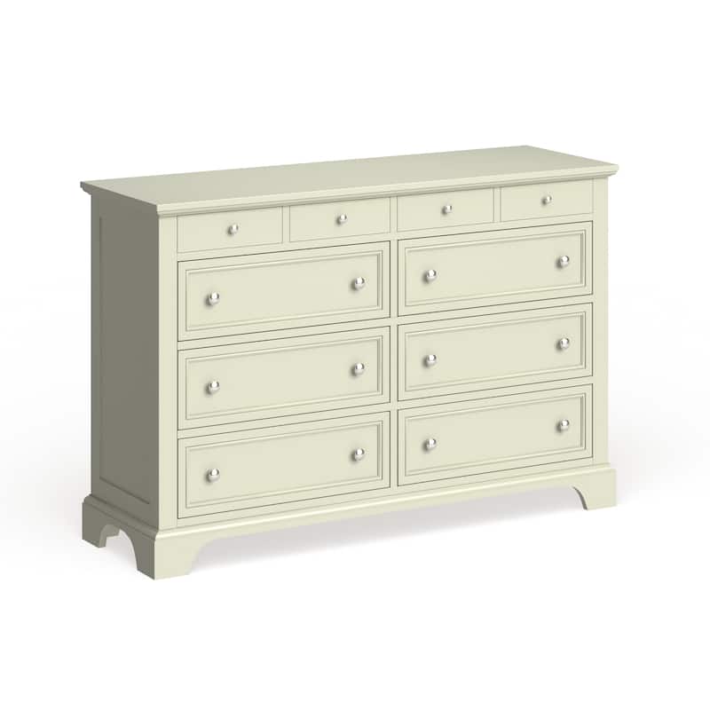 Copper Grove Stanislaus White 8-drawer Dresser with Optional Mirror - Dresser Only