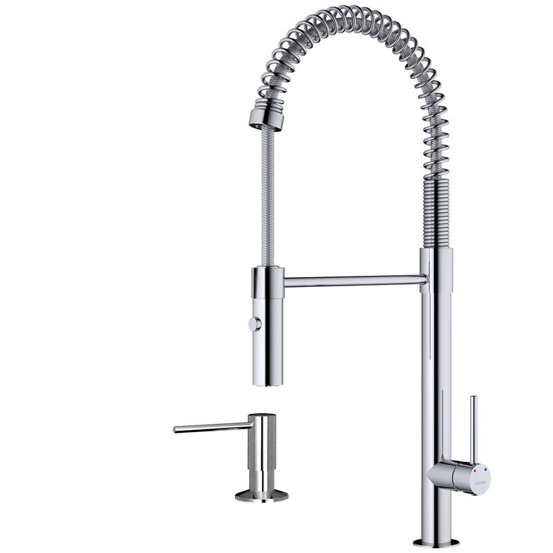 Karran USA KKF220SD35 Bluffton 1.8 GPM Single Hole Kitchen Faucet - Chrome