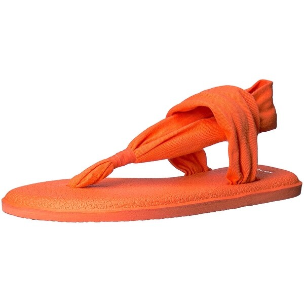 womens orange dress sandals