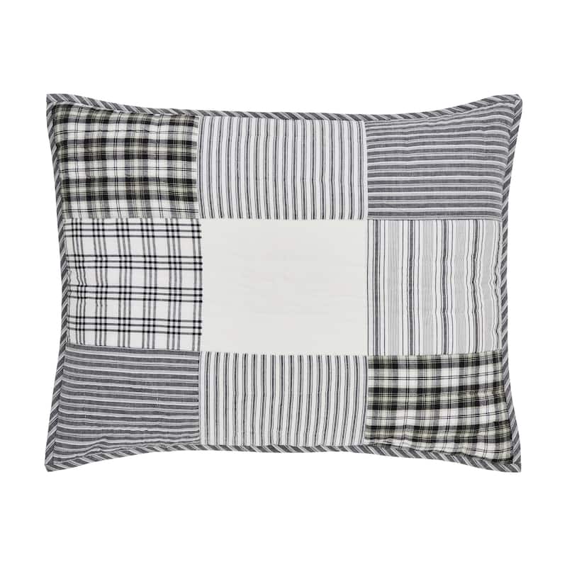 Sawyer Mill Black Standard Sham 21x27
