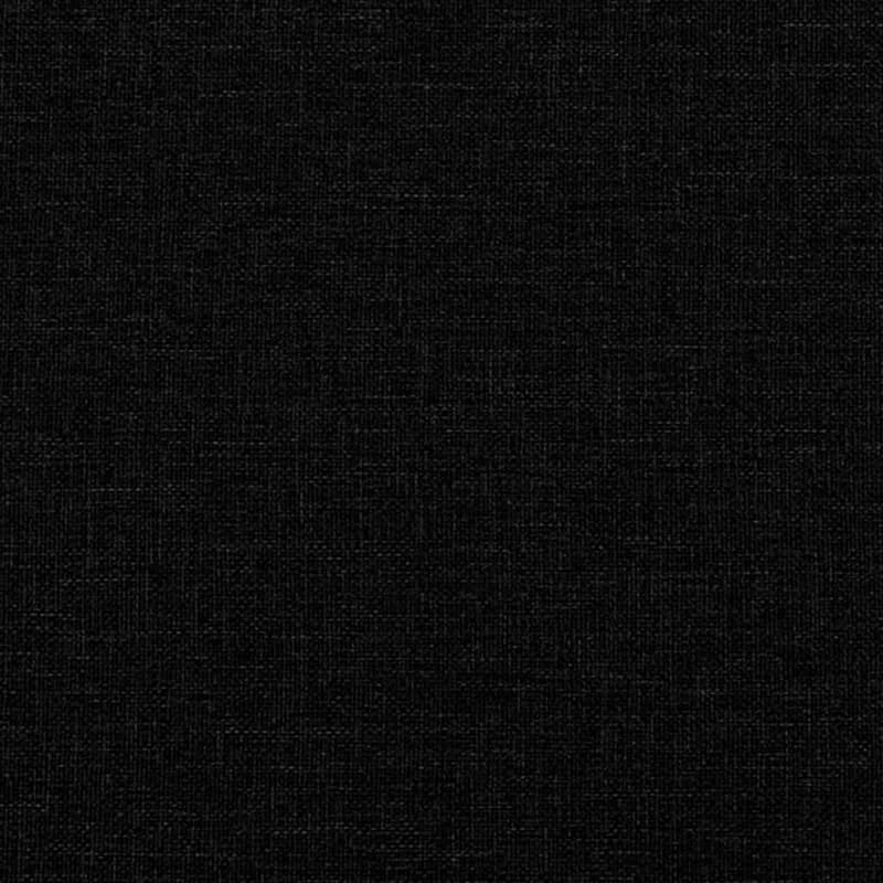 vidaXL 3-seater Sofa With Footstool Black - 30.3 x 77.9 x 31.5 in