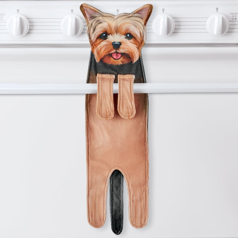 Adorable Dog-Shaped Hanging Kitchen Towel - 7 x 22.5 x 0.01