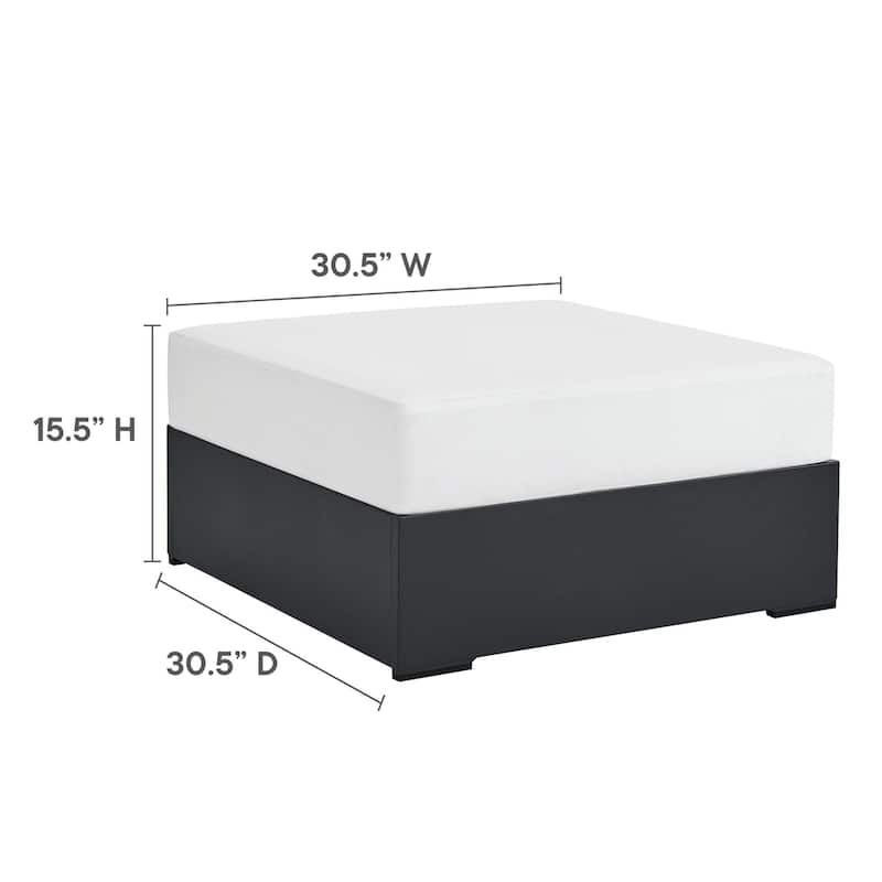 Tahoe Patio Aluminum Ottoman