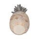 preview thumbnail 6 of 5, Sagebrook Home's Unique 12" Seashell Pineapple Decorative Object - 5" x 5" x 12"