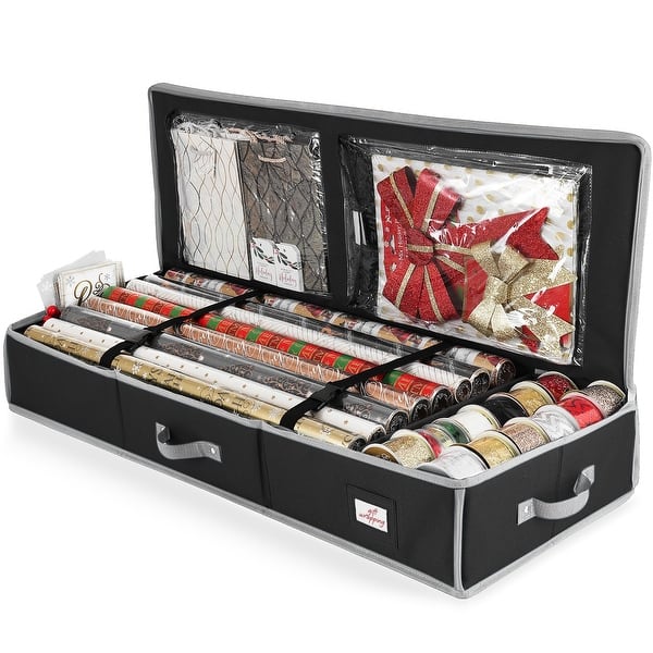 Empyrean Wrapping Paper Storage Container - Medium - Black/Medium
