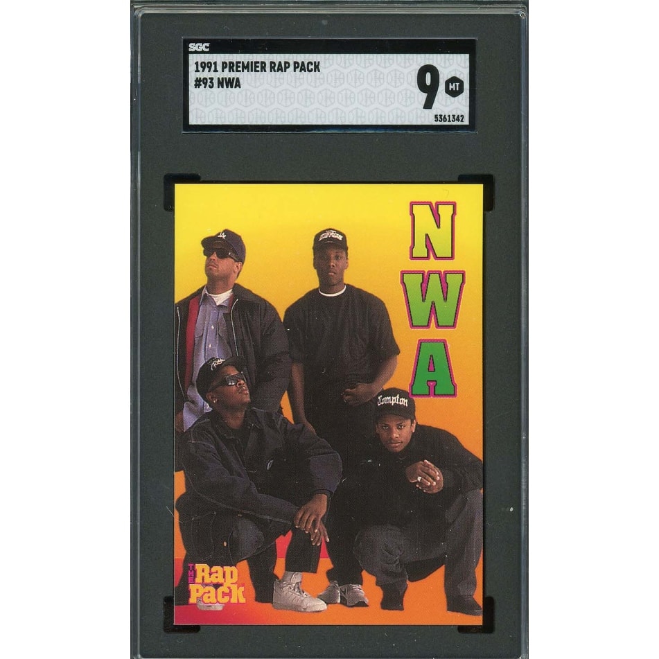 NWA 1991 Premier Rap Pack Card #93 Graded SGC 9 - 8'6" x 11'6"